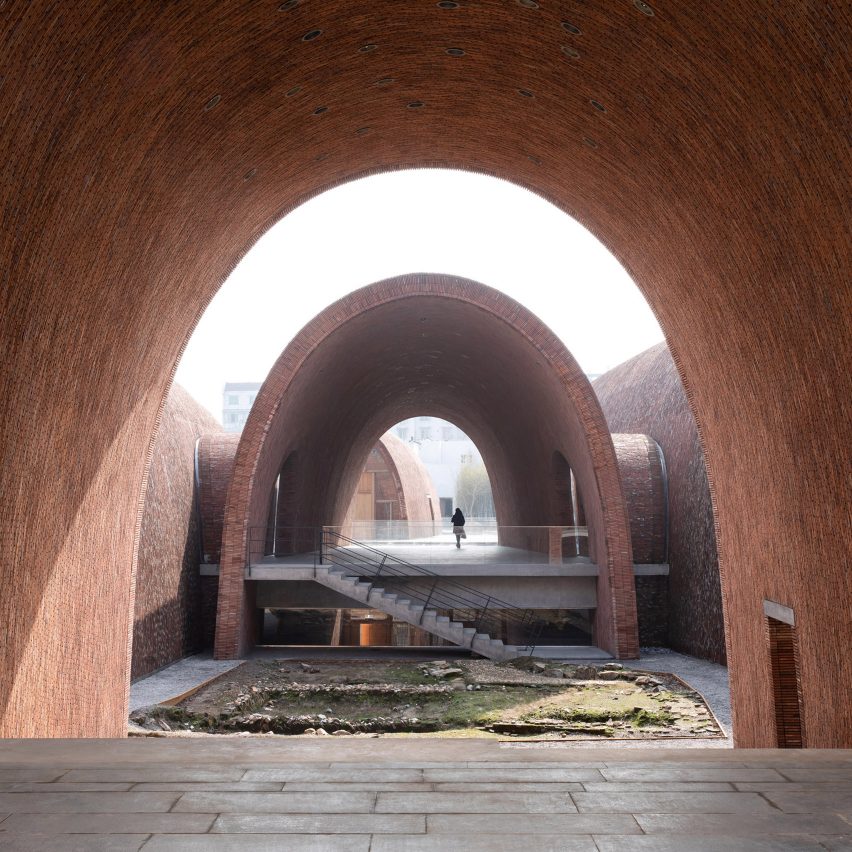 Dezeen's top 10 Chinese architecture projects of 2020: Jingdezhen Imperial Kiln Museum, Jingdezhen, by Studio Zhu-Pei