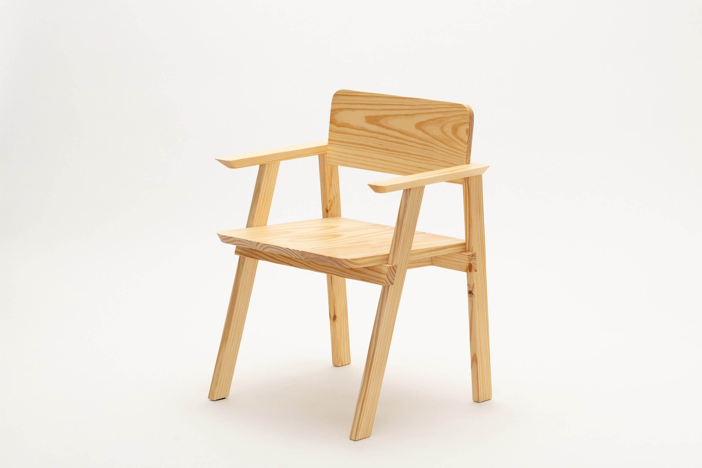 Dining chair with armrests from Jorge Diego Etienne's Tempo collection for Techo