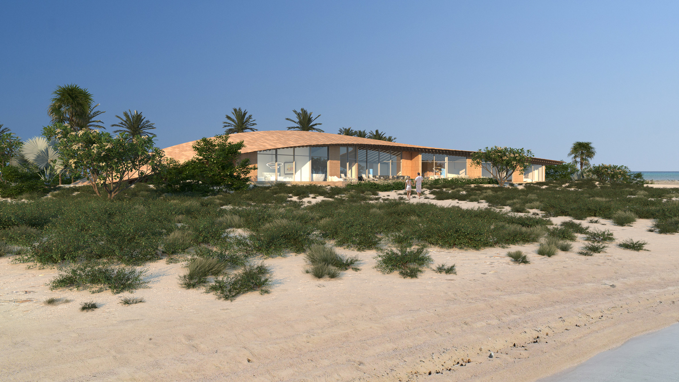 Kengo Kuma island villa for The Red Sea Project