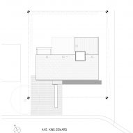 Site plan for King Edward Residence by Atelier Schwimmer in Montreal, Canada
