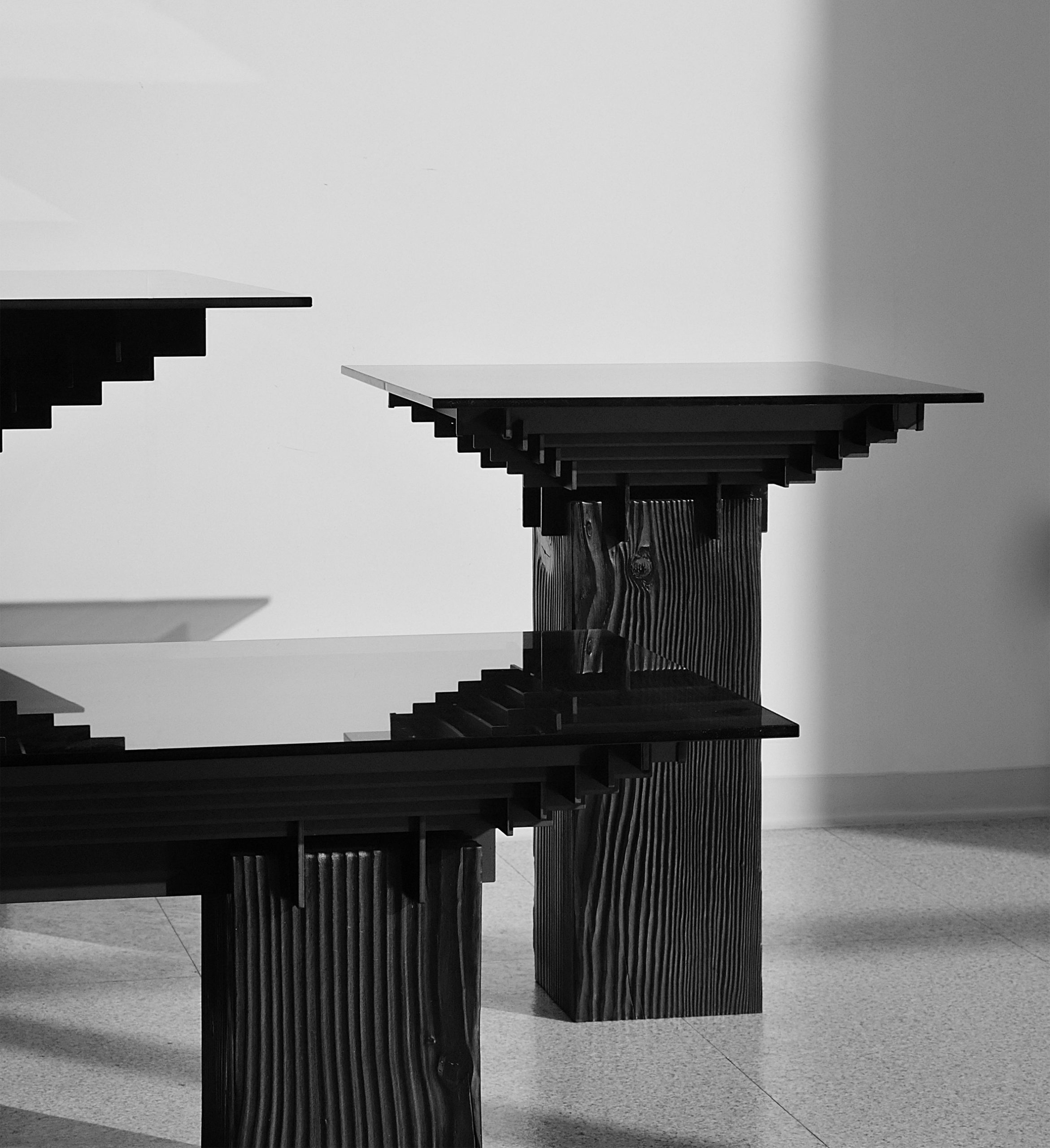 Lin table collection by Studio Shinyoo
