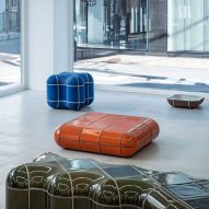 Max Lamb creates sculptural furniture pieces from 3D tiles