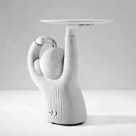 Reverse view of Monkey side table by Jaime Hayon for BD Barcelona
