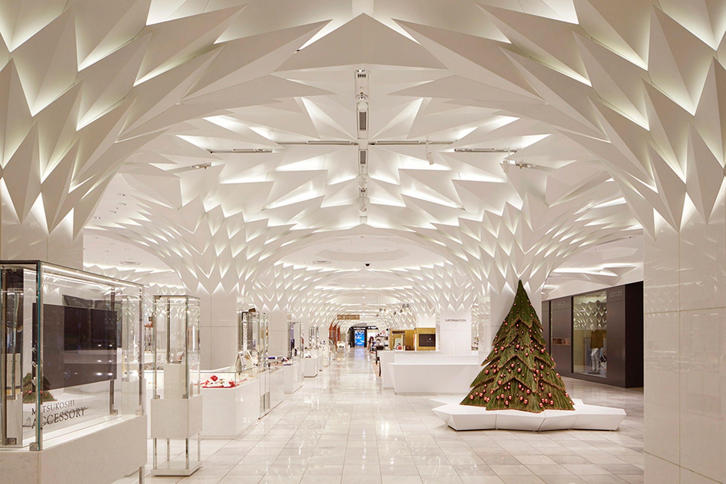 Interior renovation of Nihombashi Mitsukoshi by Lighting Planners Associates