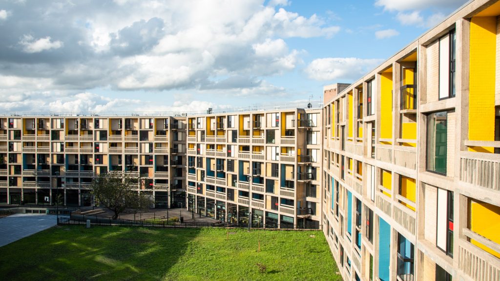 Whittam Cox Architects creates colourful student housing for Sheffield's Park Hill