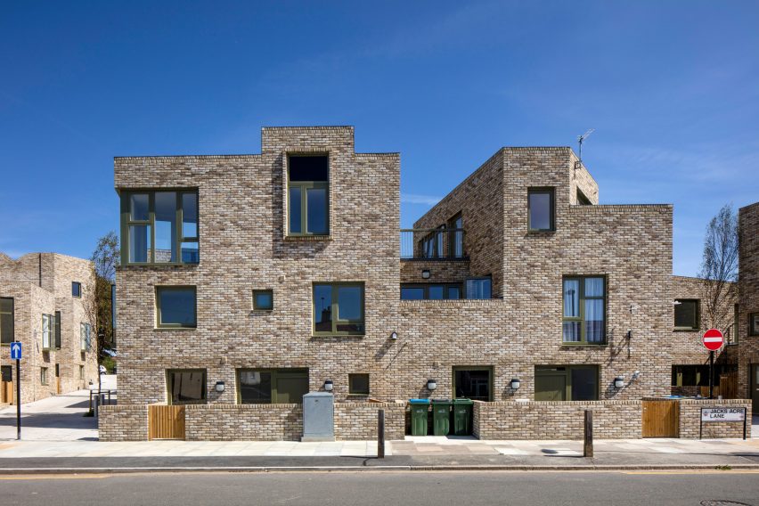 Brick housing in London