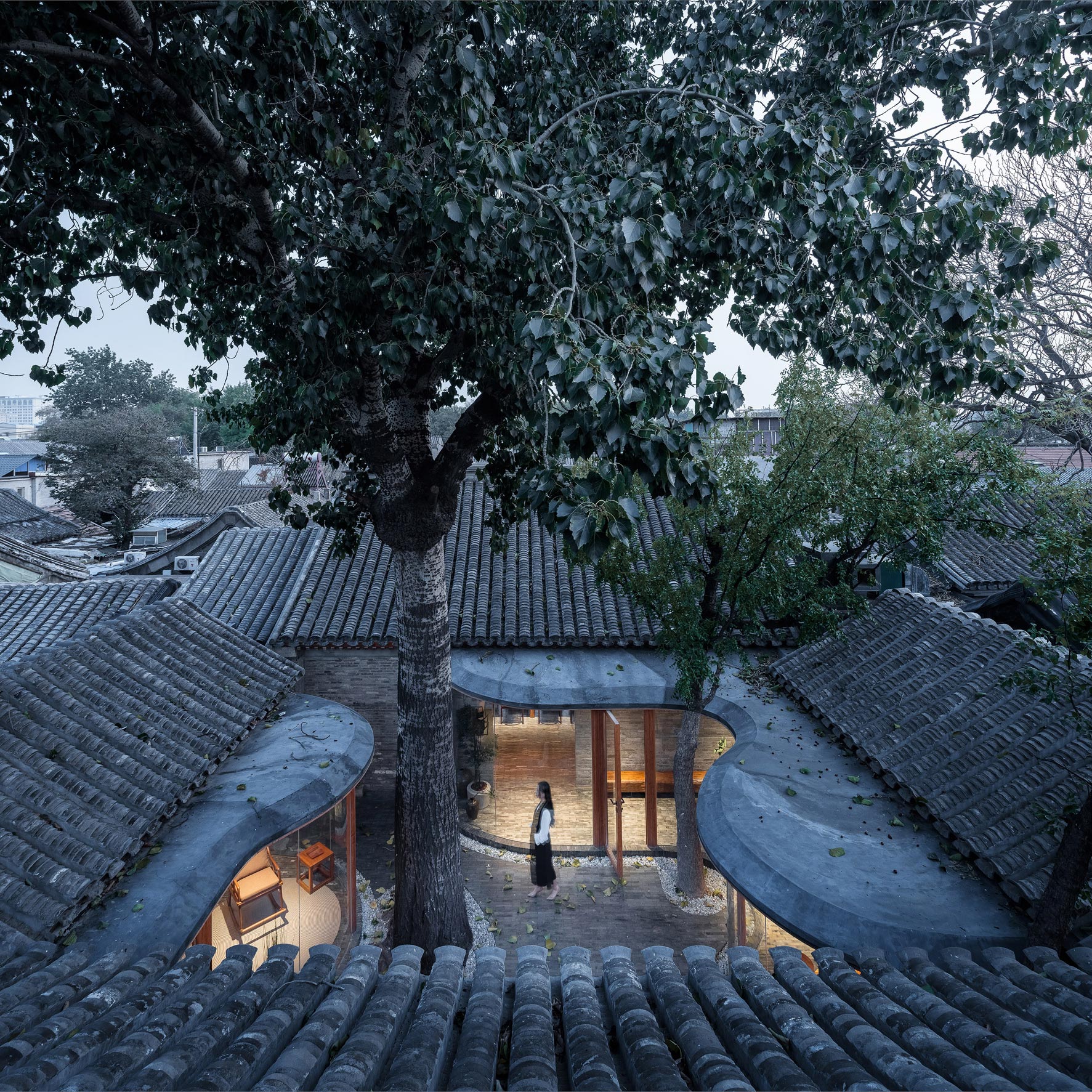 Dezeen's top 10 Chinese architecture projects of 2020: Qishe Courtyard, Beijing, by Arch Studio
