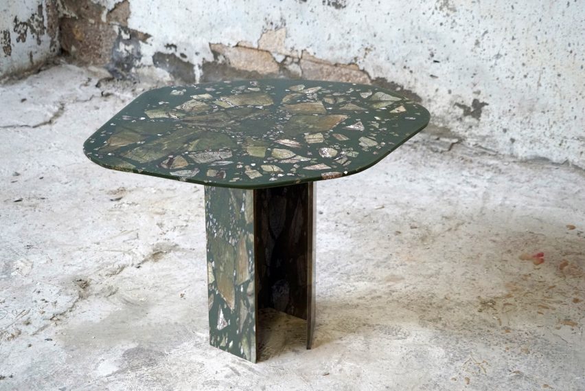 A small table from the Reconciled Fragments collection by T Sakhi