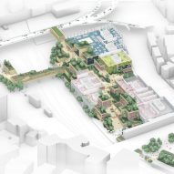Site plan for the Seoul Valley proposal in South Korea by Henning Larsen