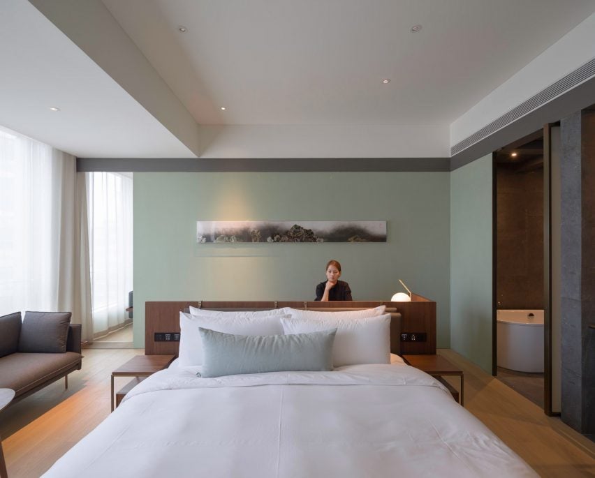 Bedrooms of The Sukhothai Shanghai hotel
