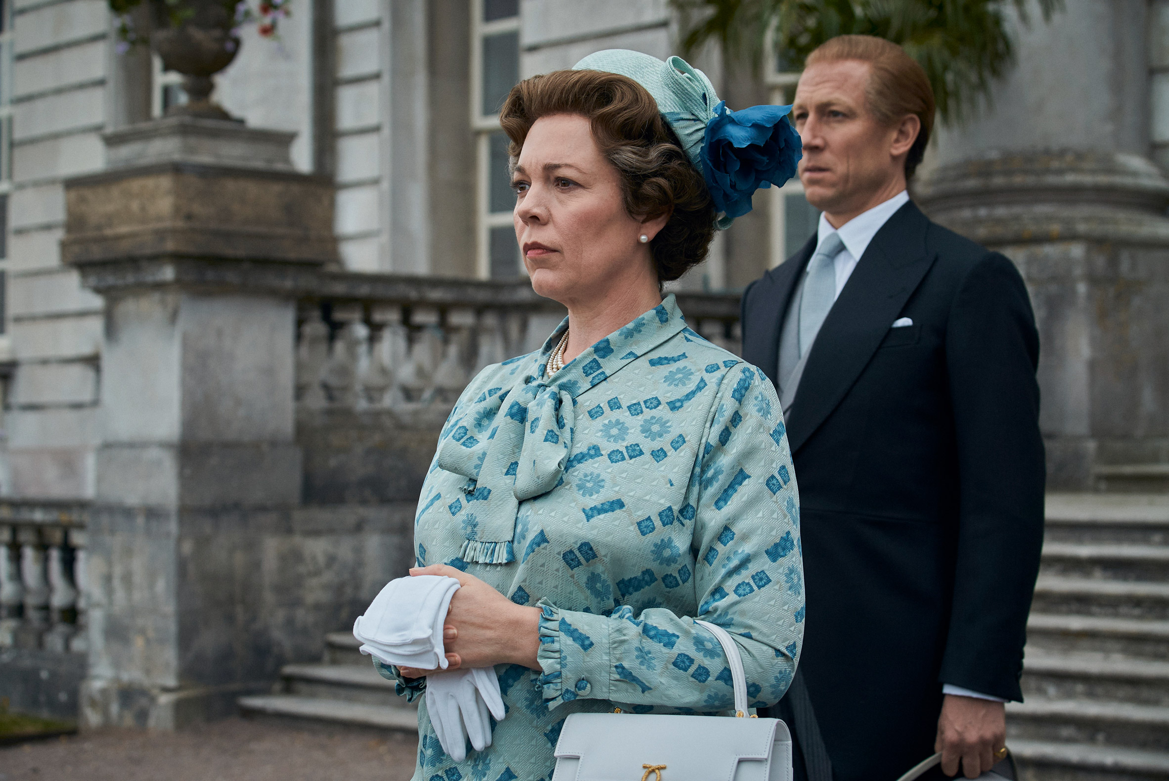 Olivia Coleman as the Queen and Tobias Menzies as Prince Philip in The Crown season 4