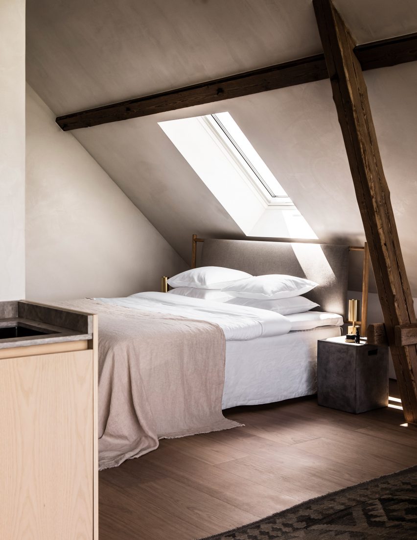 Bedroom of TypeO Loft in Sweden