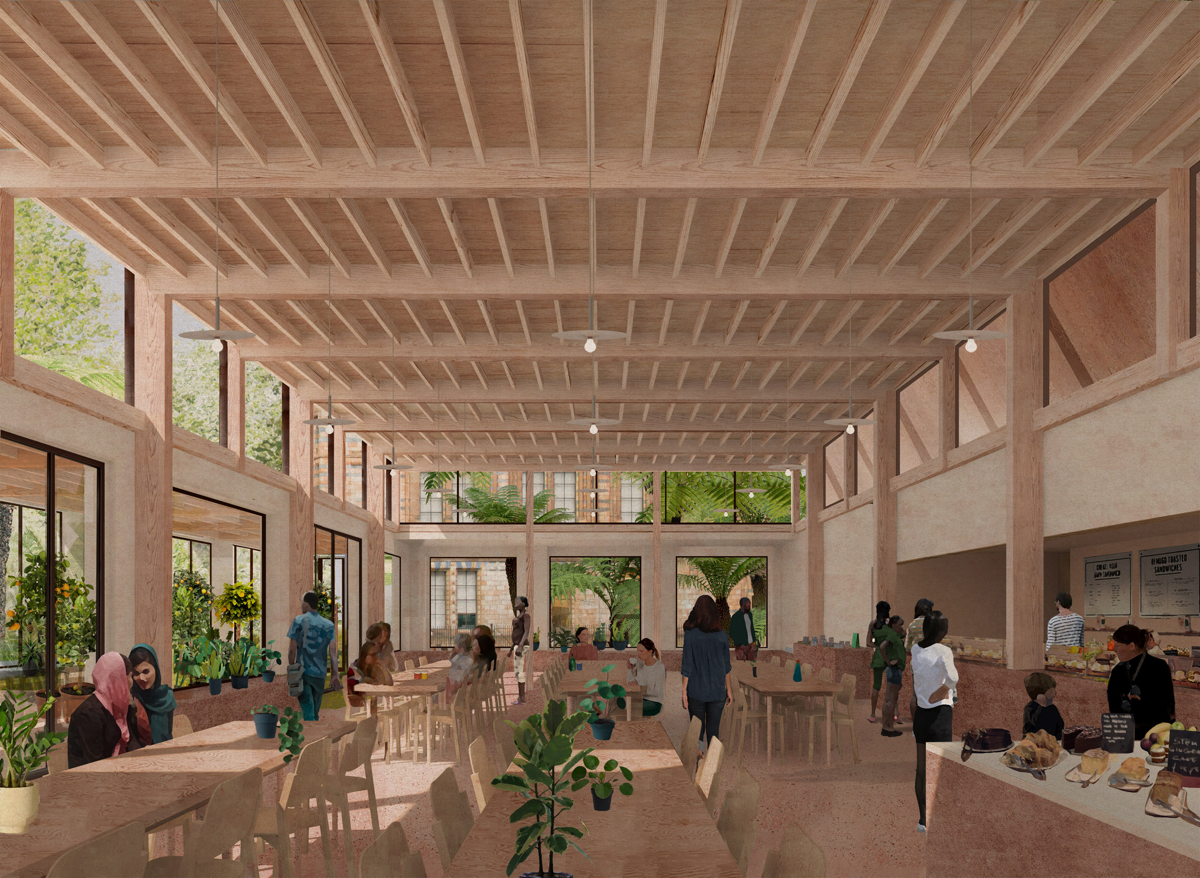 Inside the Urban Nature Project's Garden Building by Feilden Fowles