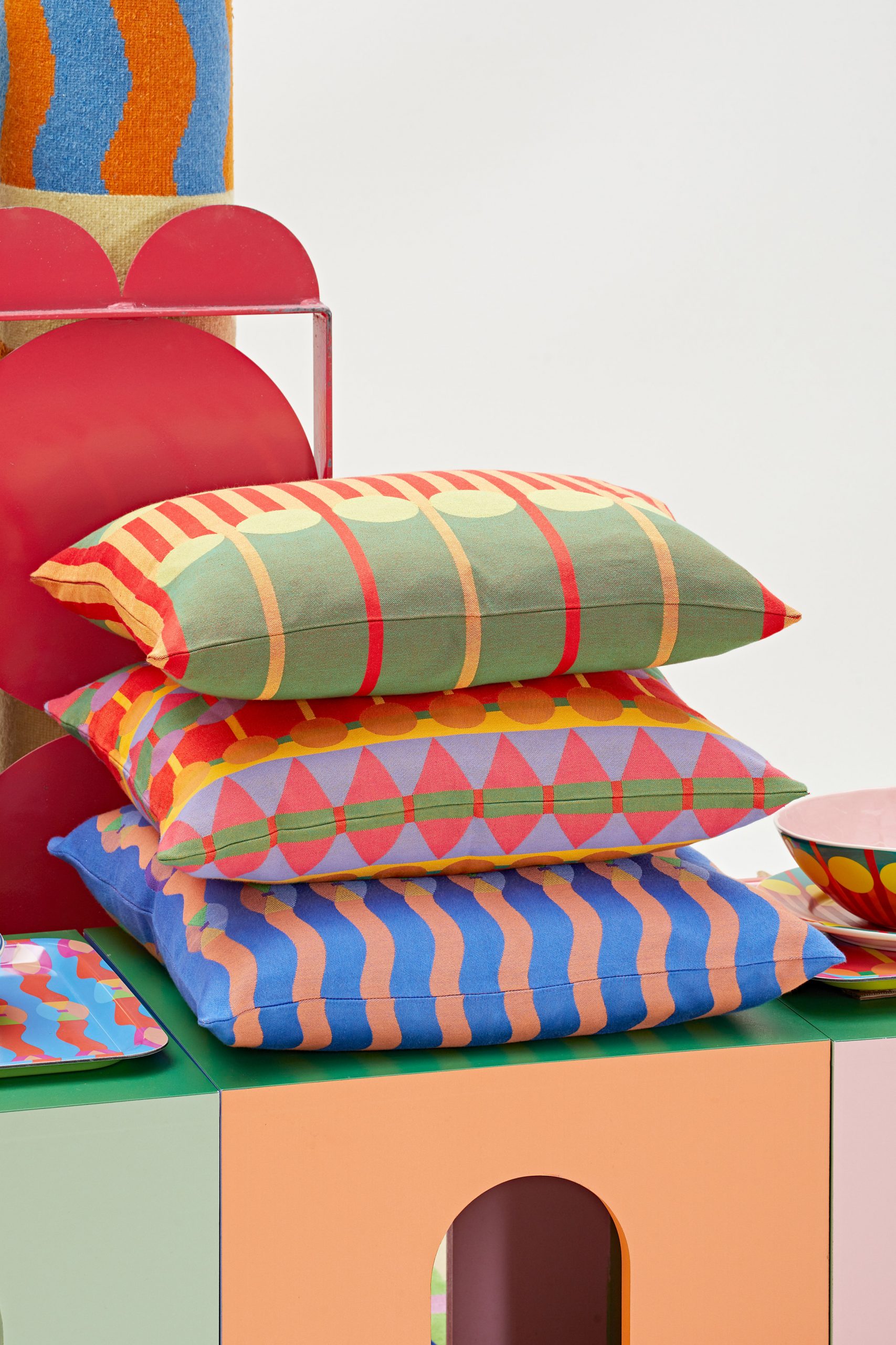 Pillows from Yinka Ilori homeware collection