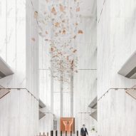 Entrance lobby by Ministry of Design inside YTL Headquarters in Kuala Lumpur