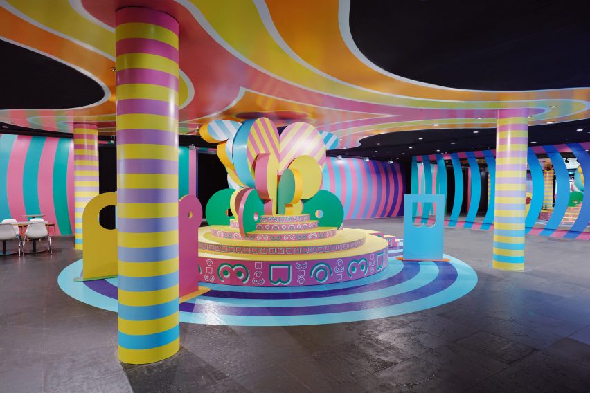 NGV installation by Adam Nathaniel Furman and Sibling Architecture