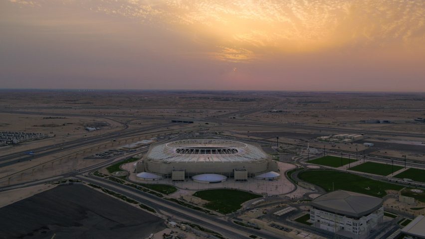 Ahmad Bin Ali Stadium by Pattern Design and Ramboll in Qatar