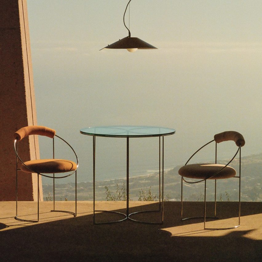 Eclipse dining chair by Atelier de Troupe