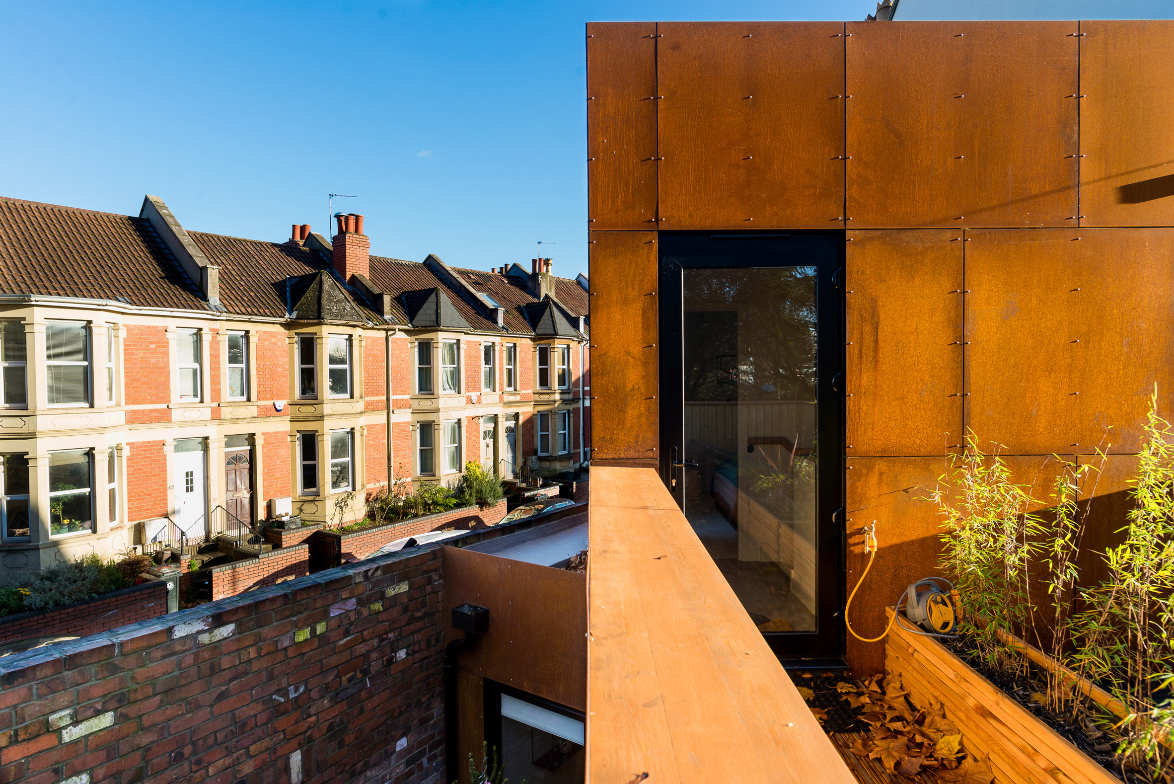 Corten house in Bristol by Barefoot Architects