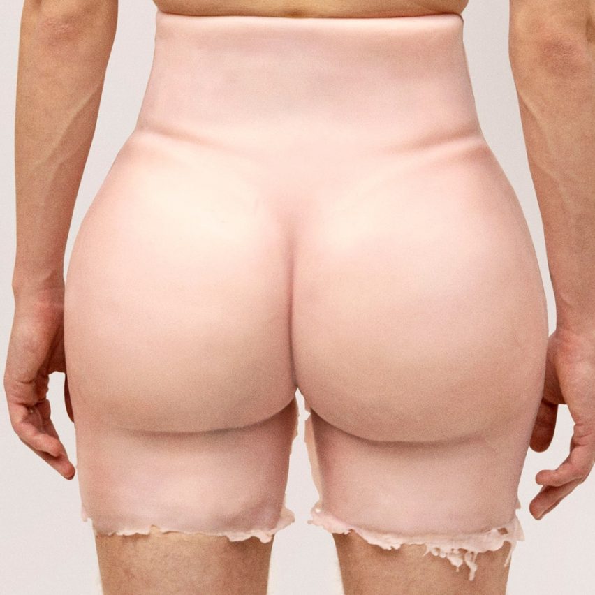 Shorts that imitate Kim Kardashian's bum are "a perfect ubuesque finale for 2020" says commenter
