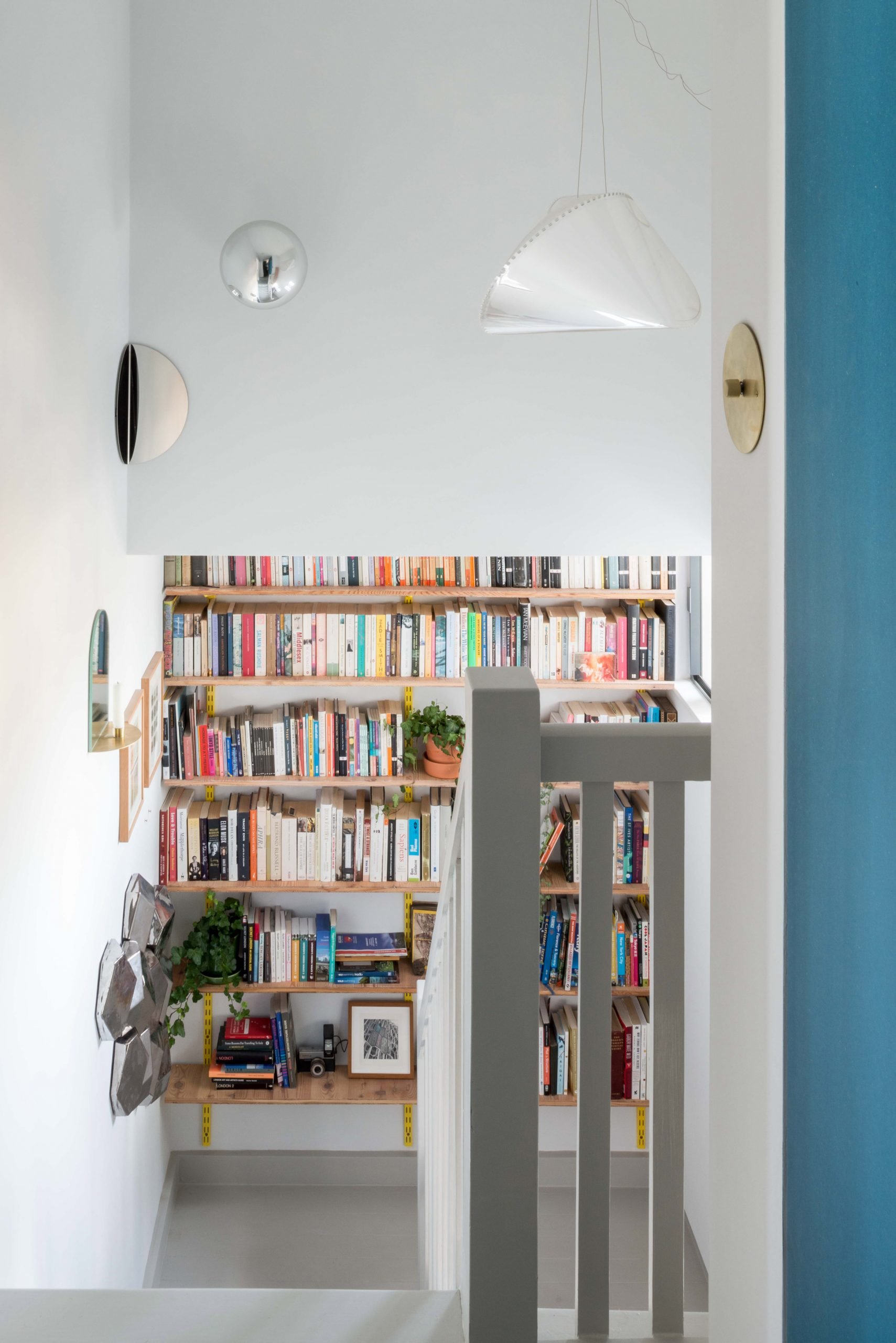 Architect Ben Allen's London flat includes art from Olafur Eliasson in the stairwell