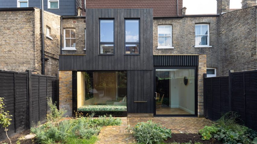 The Charred House extension by Rider Stirland Architects in London