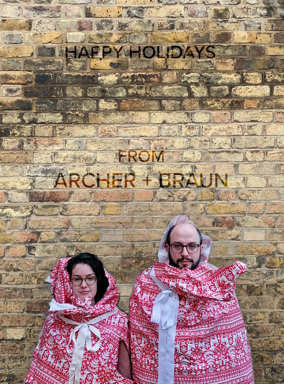 Christmas card by Archer + Braun