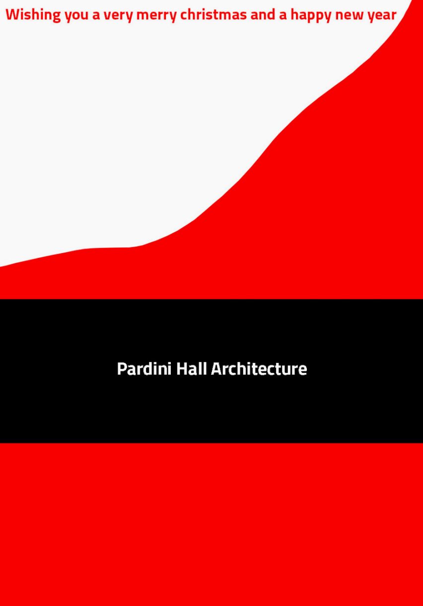 Christmas card by Pardini Hall Architecture