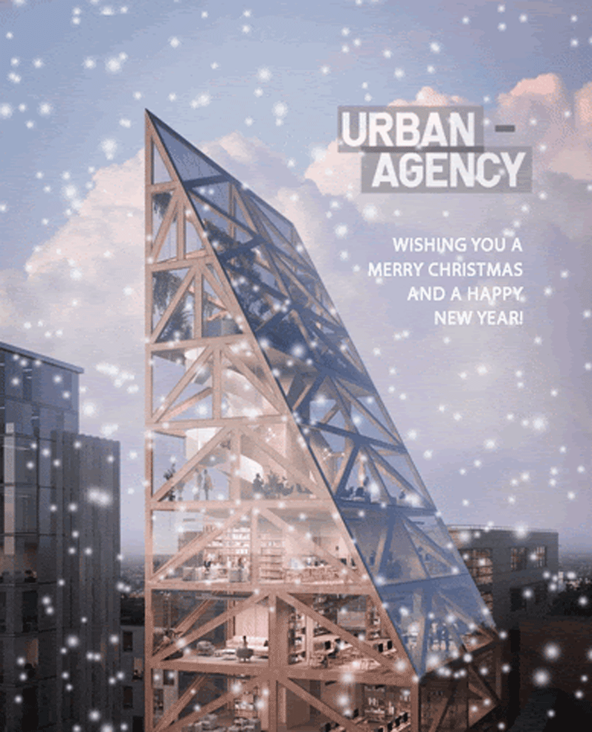 Christmas card by Urban Agency