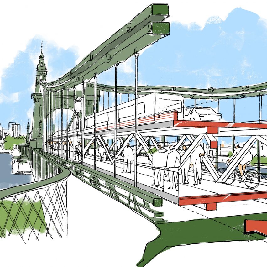 Foster + Partners Hammersmith Bridge concept
