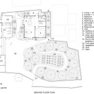 Plan of HOUSE by H&P Architects