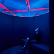 Meditation chambers by Office Of Things wash workers in colourful light