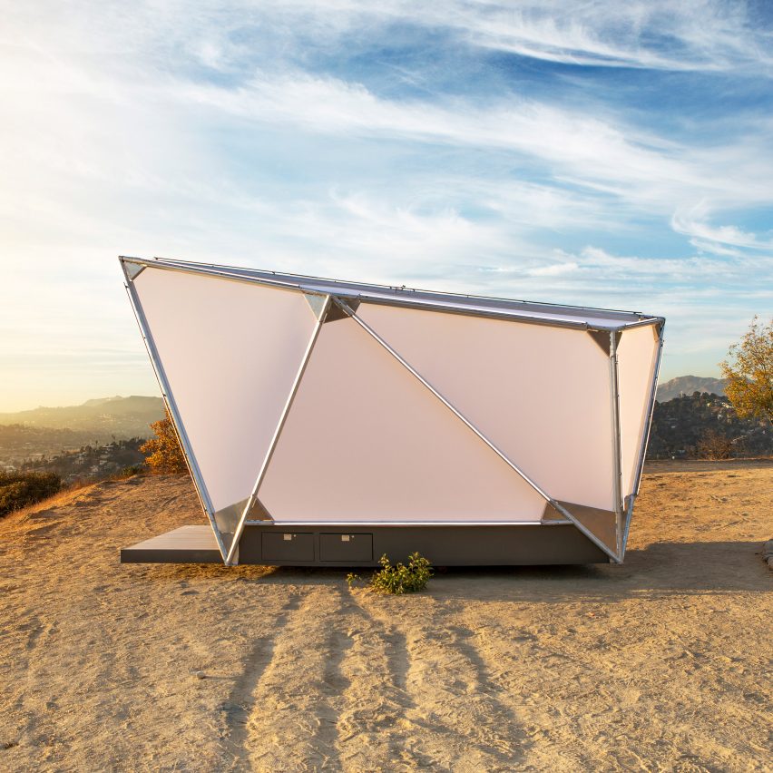 Jupe travel pods are space-themed shelters for off-grid living