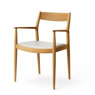 Side view of Kinuta dining chair by Norm Architects for Karimoku