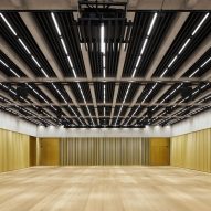 A gallery inside the Kunsthaus Zurich museum extension by David Chipperfield