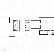Floor plan of Loenen Pavilion by Kaan Architecten