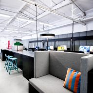 Sofas in LOQI Activity Office by Studio Aisslinger