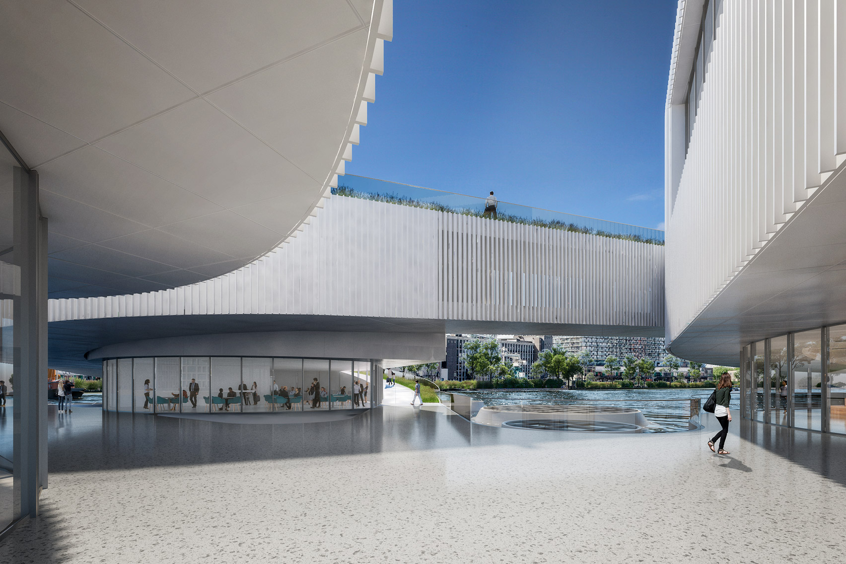 The centre of the Maritime Center Rotterdam by Mecanoo
