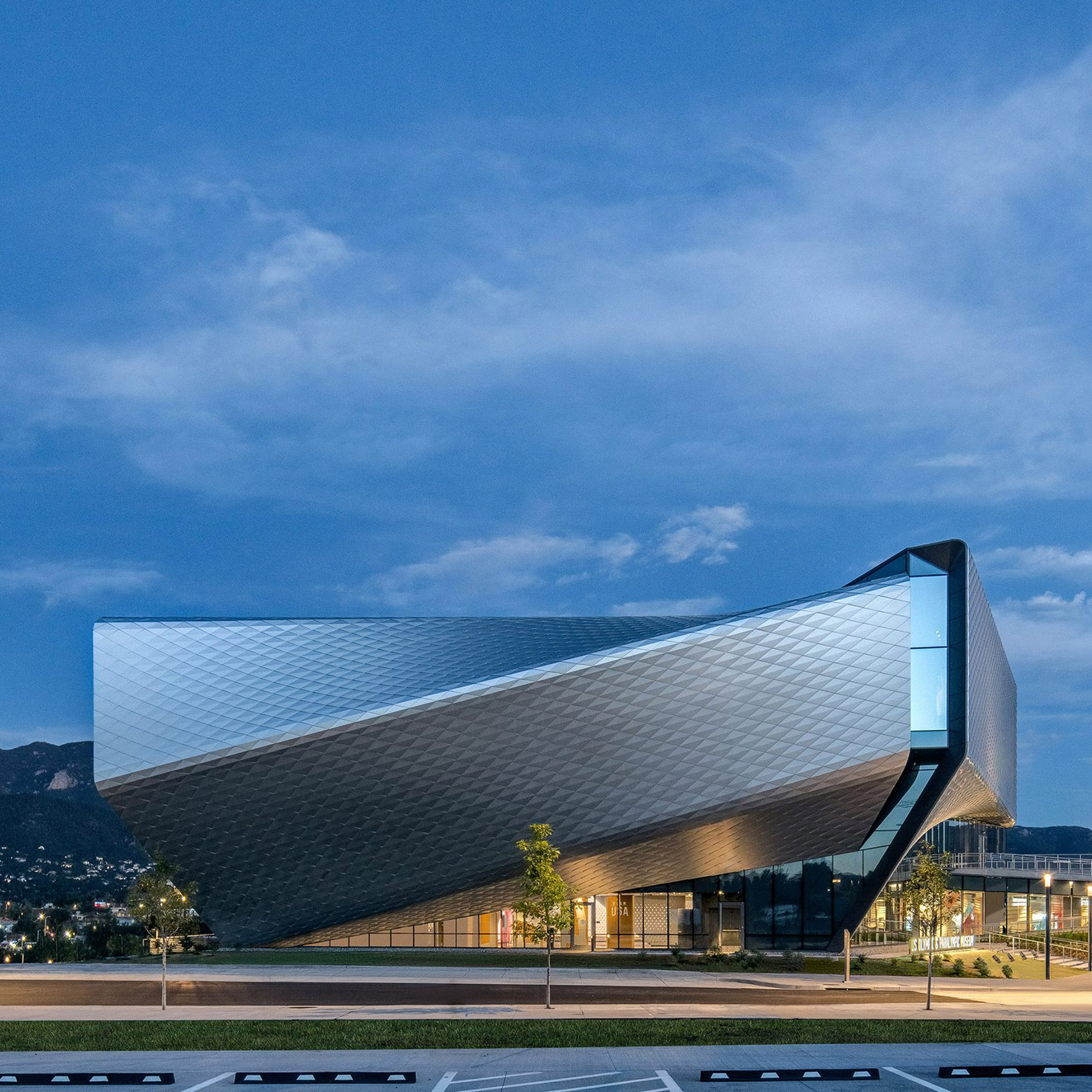 The exterior of US Olympic and Paralympic Museum, USA, by Diller Scofidio + Renfro