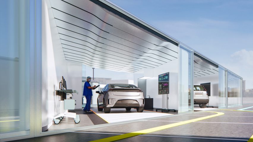 In Car Care drive-through clinic concept by NBBJ