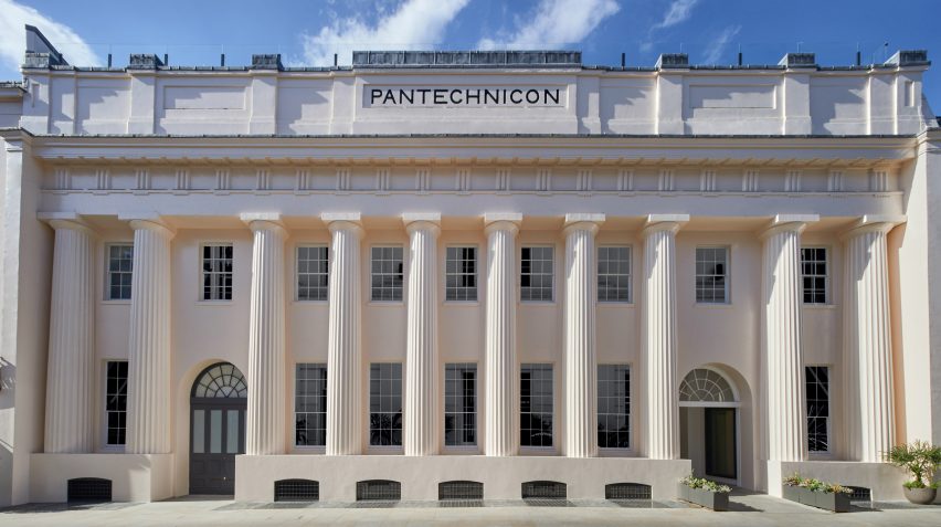 Exterior of Pantechnicon, a Japanese-Nordic store in London