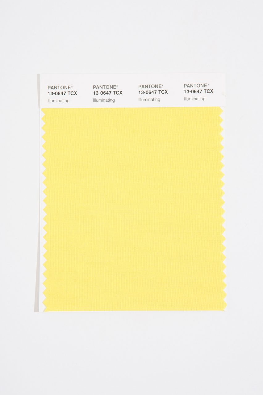 Illuminating is one of Pantone's colours of the year for 2021