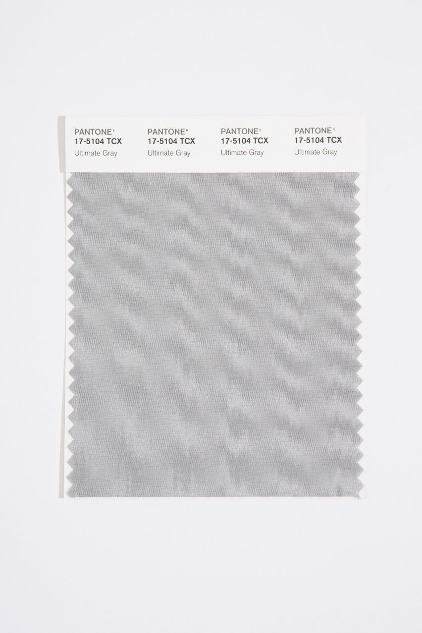Ultimate Gray is one of Pantone's colours of the year for 2021