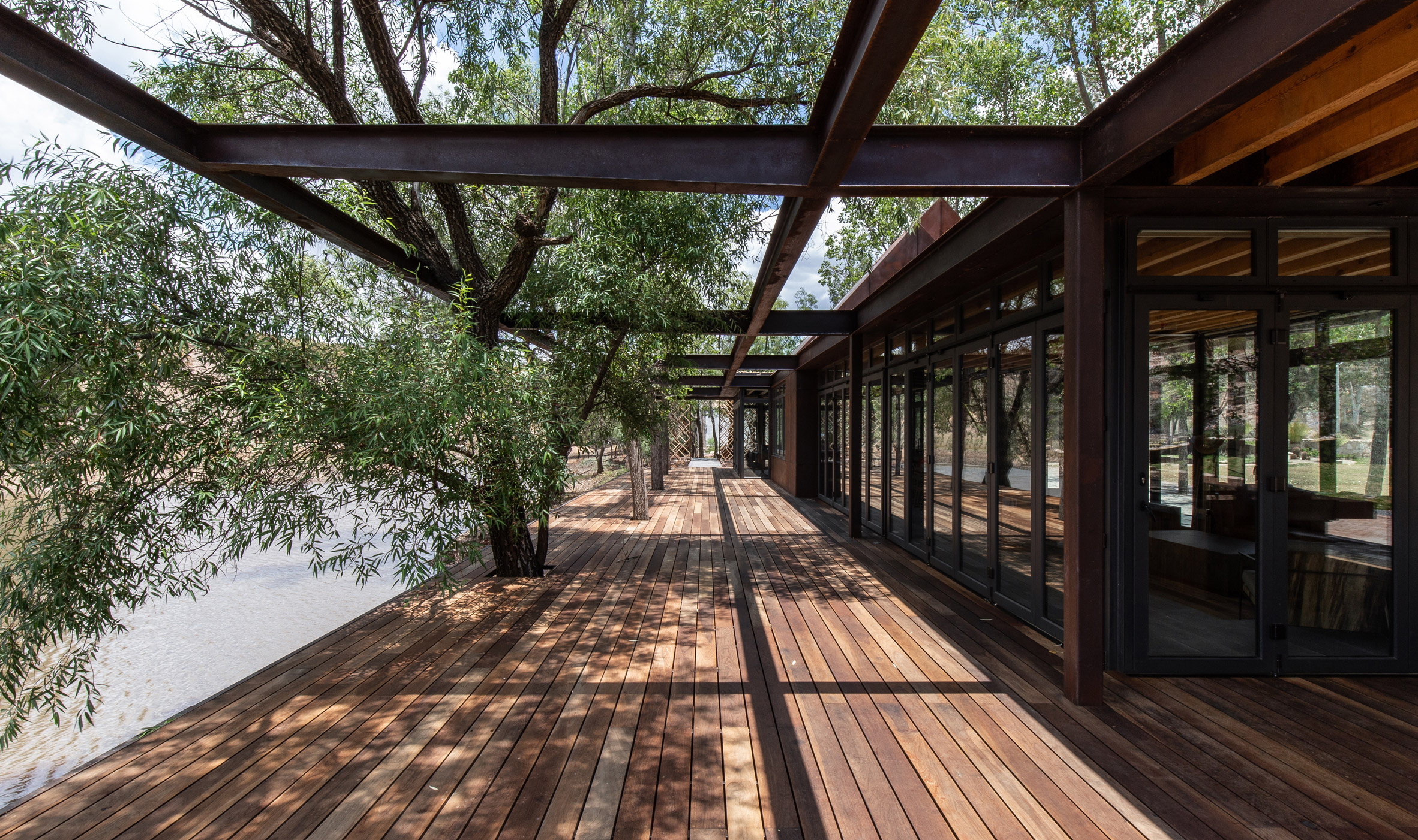 Terrace of the Rancho Sierra Allende by Fabián M Escalante H Arquitectos