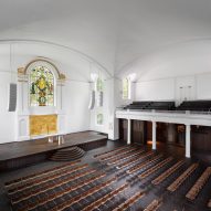 The nave of the refurbished St John at Hackney by John Pawson and Thomas Ford & Partners
