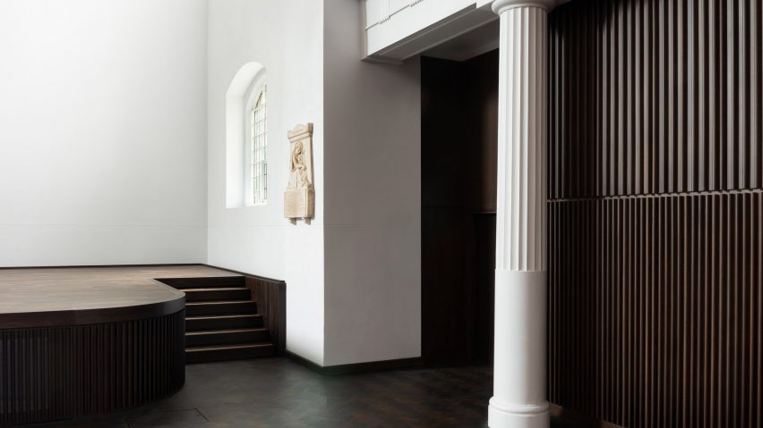 The sanctuary of the refurbished St John at Hackney by John Pawson and Thomas Ford & Partners