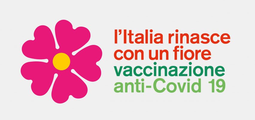 Stefano Boeri coronavirus vaccine campaign logo
