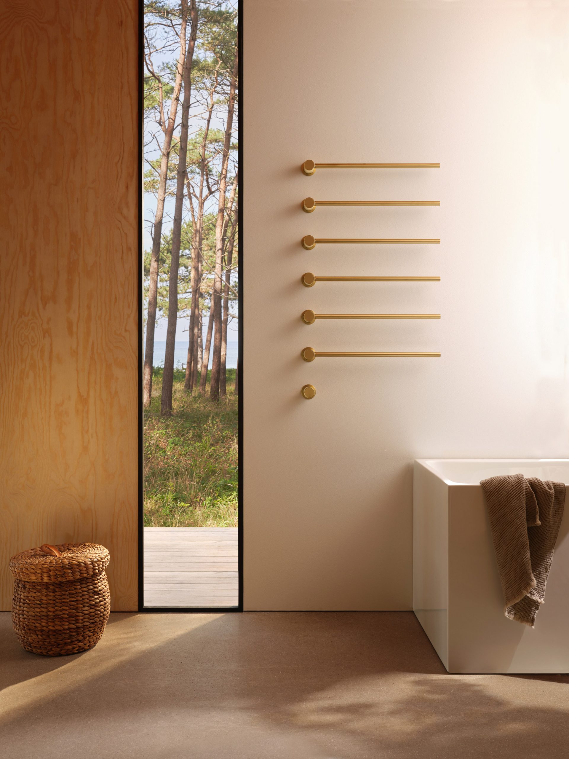 Vola's short film The Danish Sommerhus – Inspiring Life features its brushed-gold tap finish