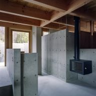 Concrete walls create "maze-like" feel inside House in Minoh-shinmachi by FujiwaraMuro Architects