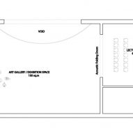 A floor plan for the Australian Underwater Discovery Centre